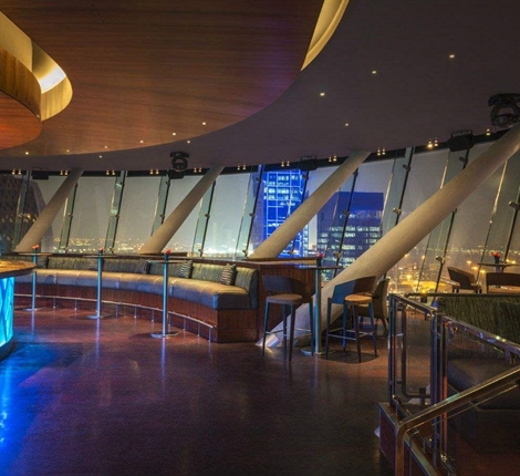 Bar sitting area